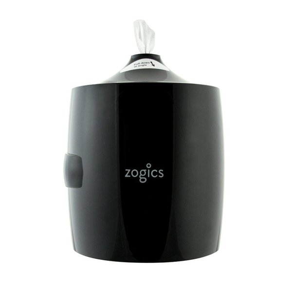 Zogics Wipes Dispenser, Upward Dispensing, Z500-U Dispenser and Antibacterial Wipes, 4PK ZZ500-U-Z800-4